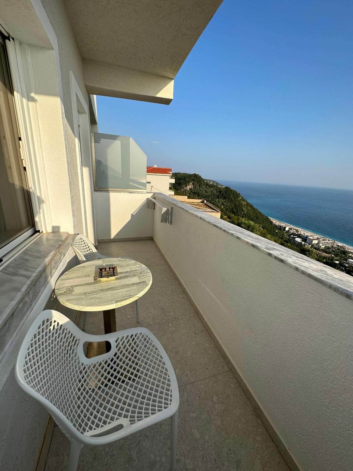 Dima Vista Hotel Dhermi Bagian luar foto